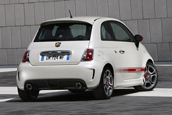 fiat 500 abarth arriere