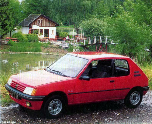 Old Peugeot 205