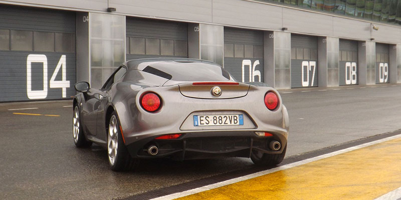 arriere alfa romeo 4c coupé