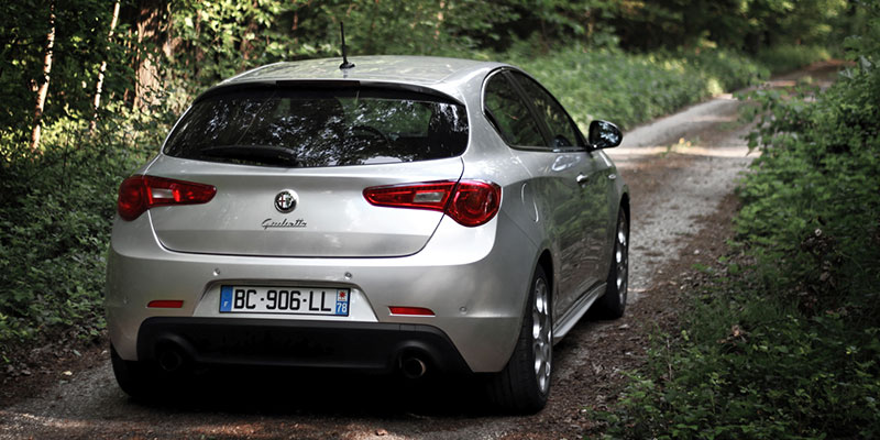 arriere alfa romeo giulietta quadrifoglio verde