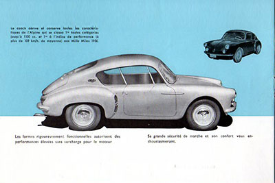 fiche technique alpine a106