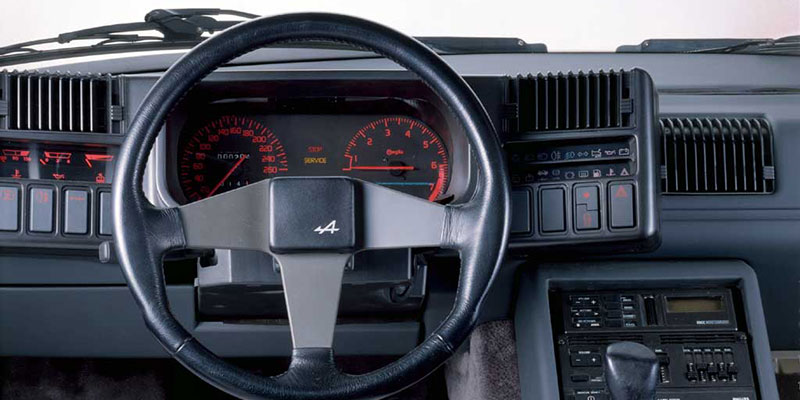 interieur alpine v6 gt