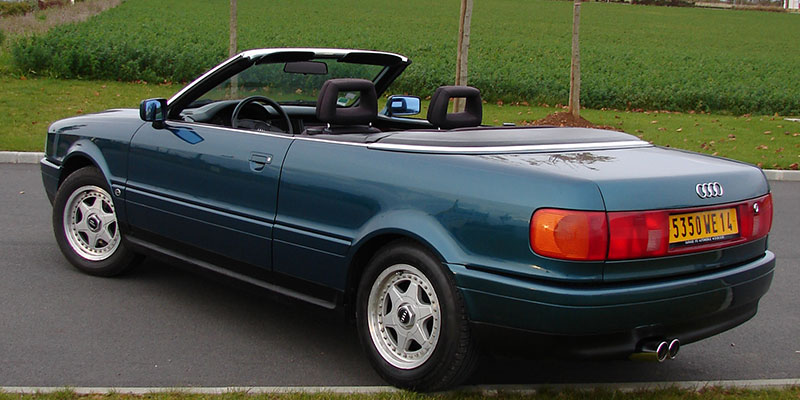 audi 80 cabriolet 2.3 E arriere