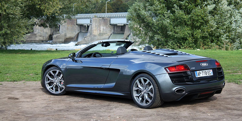 arriere audi r8 v10 spyder typ 42