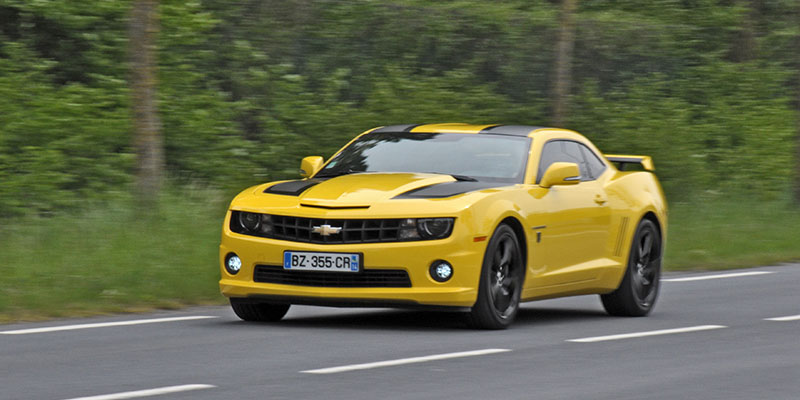 essai chevrolet camaro coupé transformers