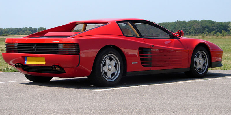 arriere ferrari testarossa