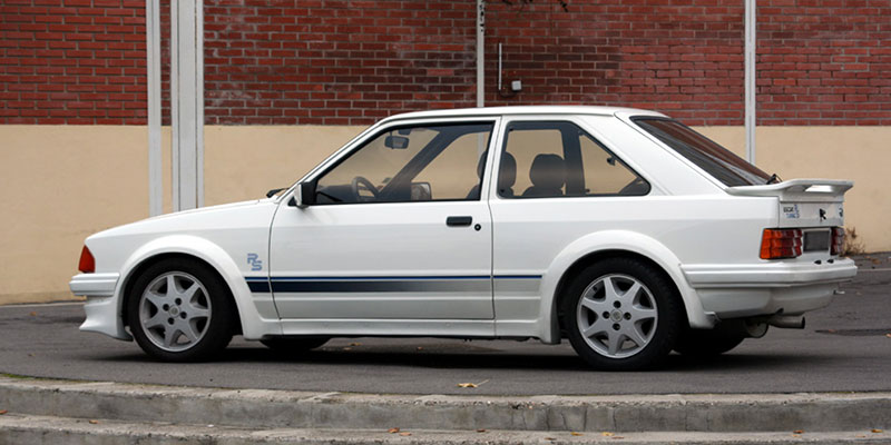 arriere ford escort III rs turbo série 1