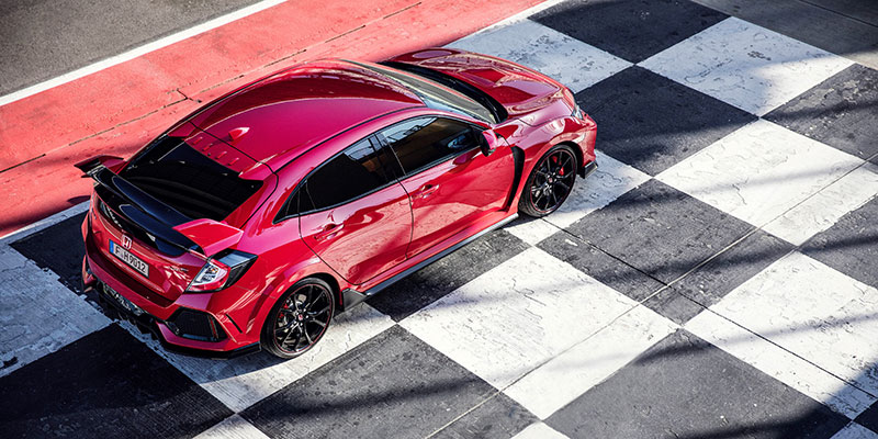 arriere honda civic type r fk8 2017