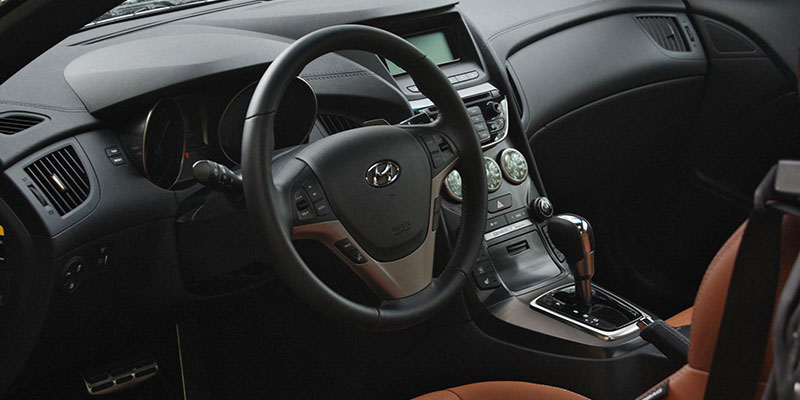 interieur hyundai genesis coupé v6 gdi