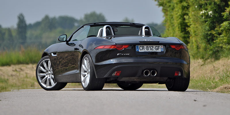 arriere jaguar f-type v6 roadster