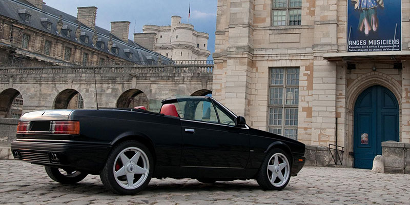 arriere maserati biturbo spyder i 1900 v6 2800