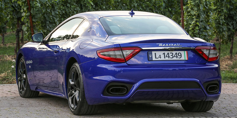 arrière maserati granturismo 2018 restylage
