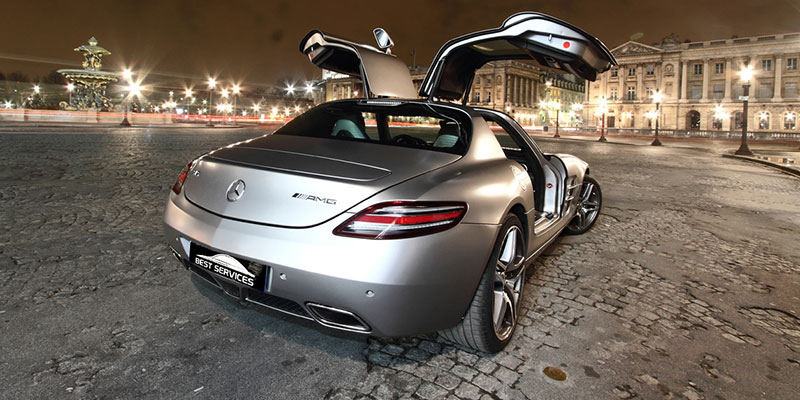 arriere mercedes sls amg 6.2