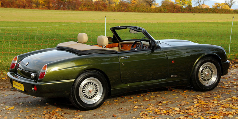 arriere mg rv8 roadster