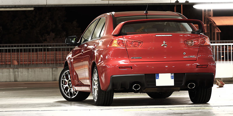 arriere mitsubishi lancer evo X sst