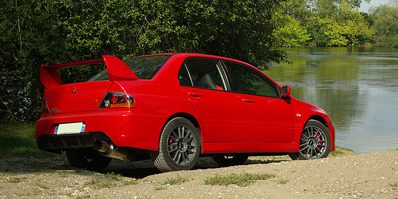 arriere mitsubishi lancer evo IX