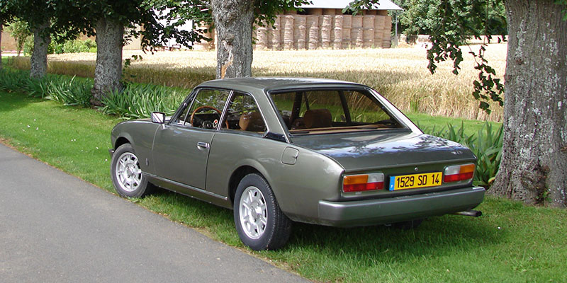 arriere peugeot 504 coupé v6ti