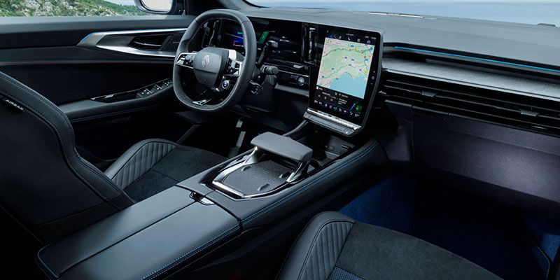 interieur renault rafale e-tech 4x4 300 ch atelier alpine