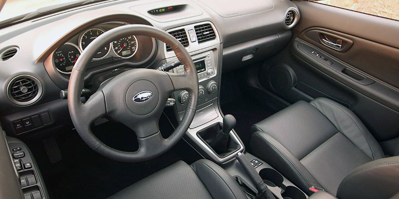 interieur subaru impreza wrx