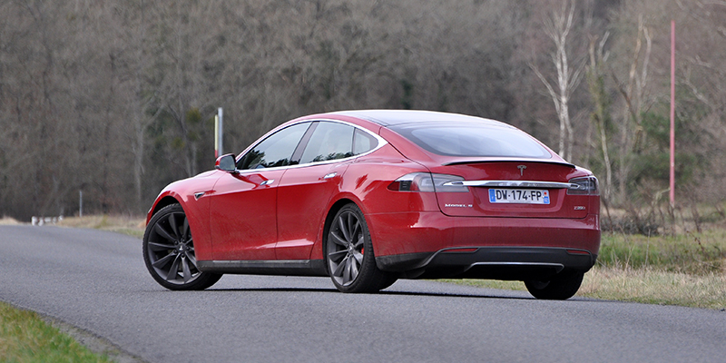 arriere tesla model s p90d