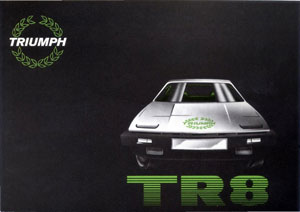 triumph tr8 brochure