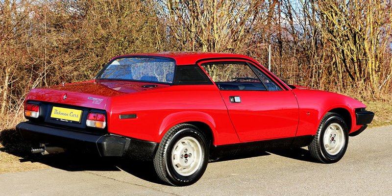 triumph tr7 arrière