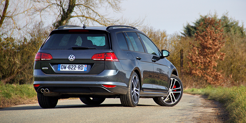 arrière vw golf 7 gtd sw tdi 184