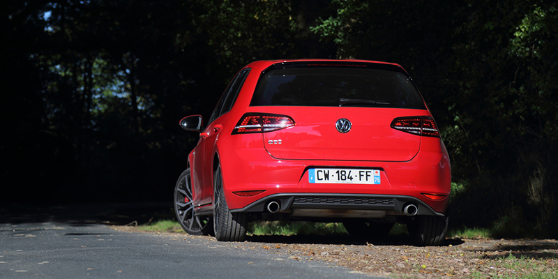 arriere vw golf 7 gti performance