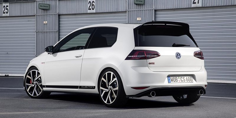 vw golf 7 gti clubsport arriere