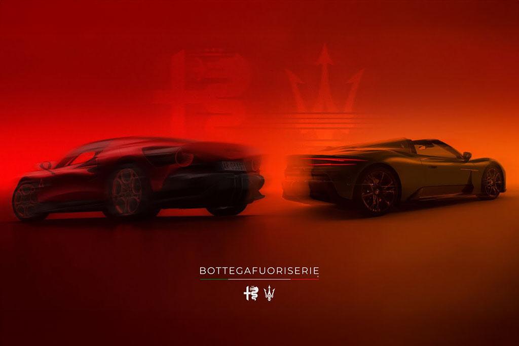 Bottegafuoriserie : Alfa Romeo et Maserati s'unissent pour des modèles très exclusifs Bottegafuoriserie : Alfa Romeo et Maserati s'unissent pour des modèles très exclusifs