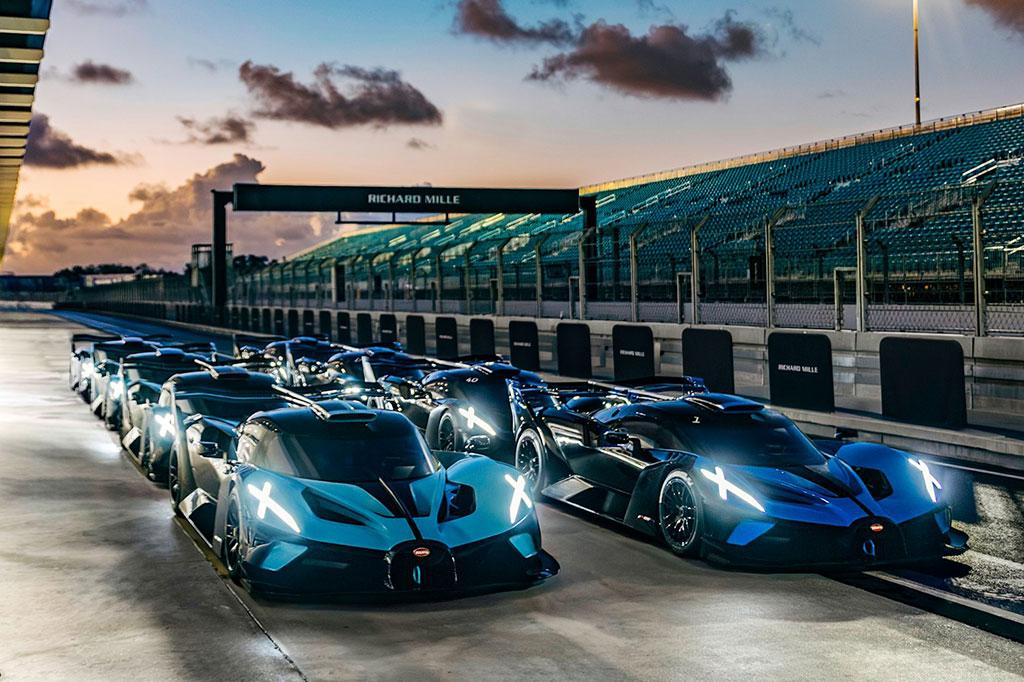 Bugatti Bolide : premier essai sur piste à Miami pour les clients Bugatti Bolide : premier essai sur piste à Miami pour les clients