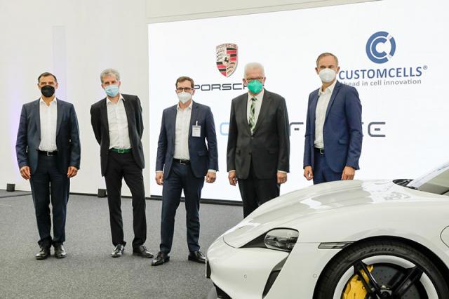 Porsche et Customcells créent Cellforce Group