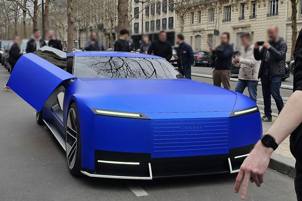 [Video] La Jaguar Type 00 surprise en plein Paris !