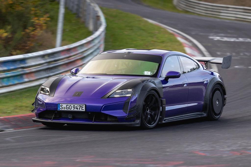 Avec le nouveau Kit Manthey la Porsche Taycan Turbo GT domine le Nürburgring Avec le nouveau Kit Manthey la Porsche Taycan Turbo GT domine le Nürburgring