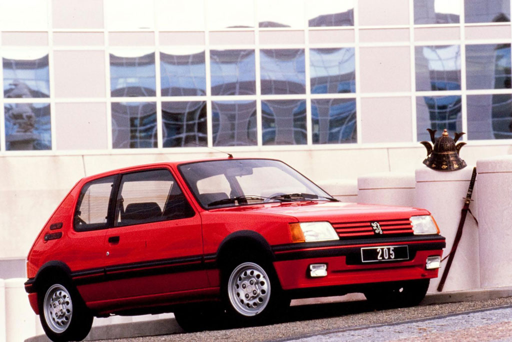 historique peugeot 205 GTI et 205 Turbo 16