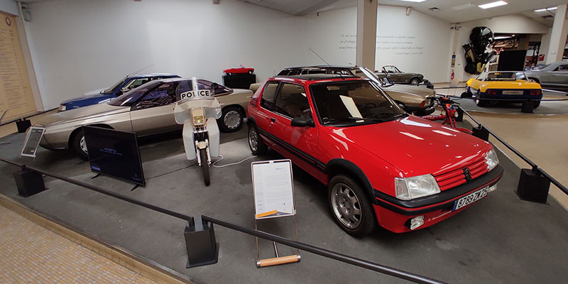 visite musée aventure peugeot sochaux années 80-90 205 gti