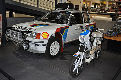 musée aventure peugeot sochaux peugeot 205 t16 103 turbo 16 mobylette