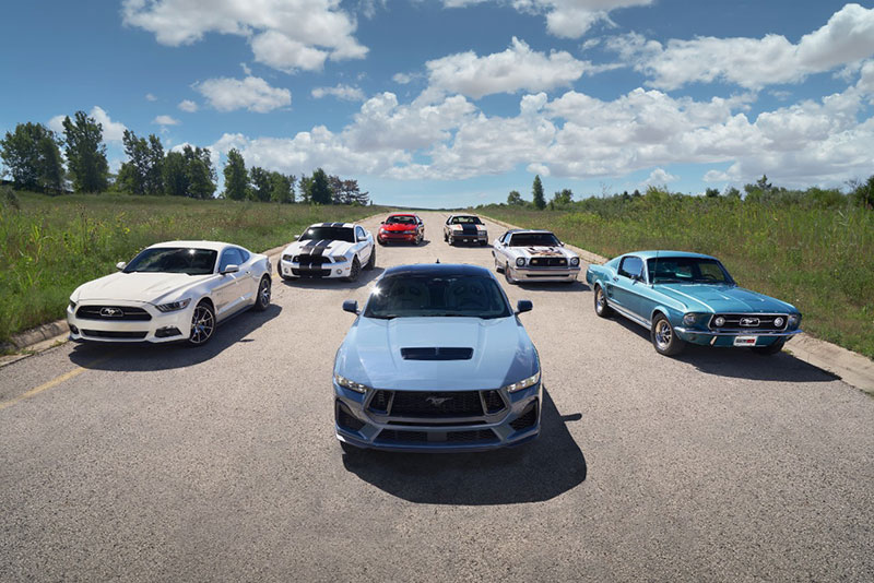 ford mustang 60 ans 7 generations