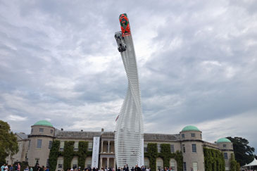 mazda tower sculpture goodwood 2015