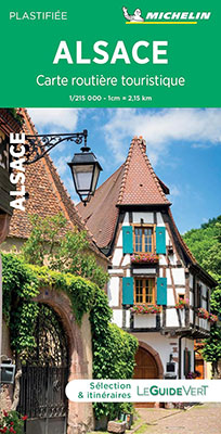 Carte routière touristique Alsace (611)