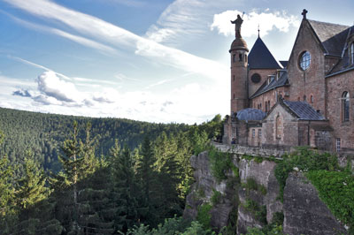 le mont sainte odile vosges alsace