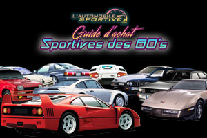 guide achat acheter voitures de sport années 80